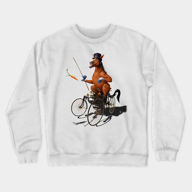 Horse Power Crewneck Sweatshirt by RobArt